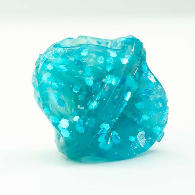 Blue molded X-Ball.